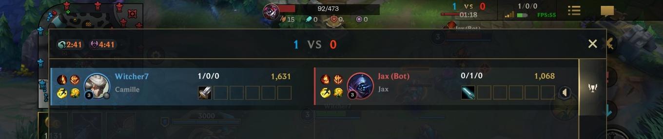 Scoreboard logic Wild Rift