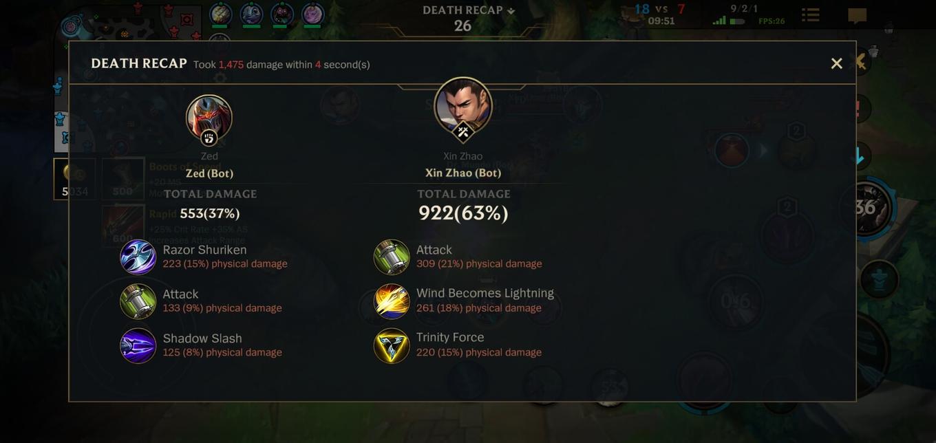 death screen wild rift